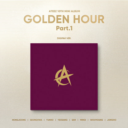 ATEEZ - 10th Mini Album [GOLDEN HOUR : Part.1] (Digipack ver.)