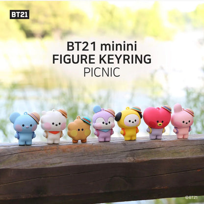 BT21 PICNIC FIGURE KEYRING