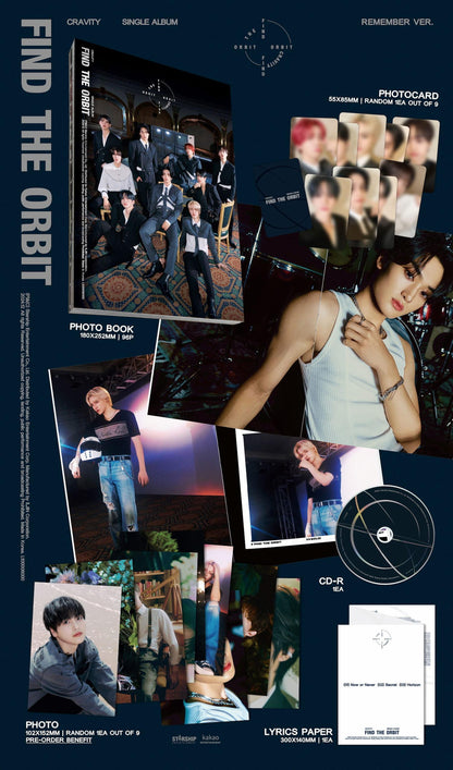 CRAVITY - Single Album [FIND THE ORBIT] (Special_Remember ver.)