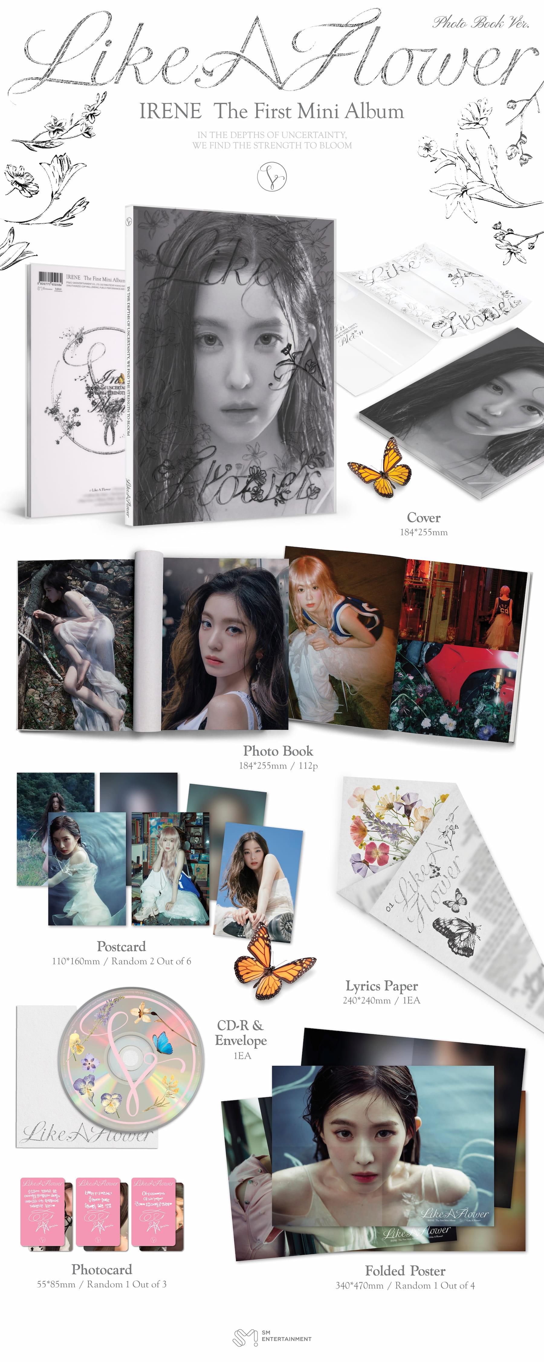 IRENE - 1st Mini Album [Like A Flower] (Photobook ver.)