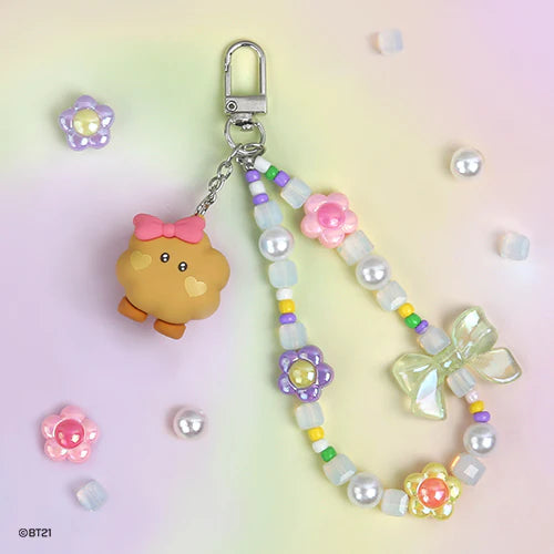 BT21 Beads Strap Keyring [Lovely]