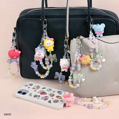 BT21 Beads Strap Keyring [Lovely]