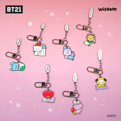 BT21 minini a day of Metal Keyring