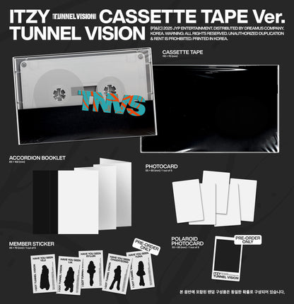 [PRE-ORDER] ITZY [TUNNEL VISION] (Cassette Tape Ver.)