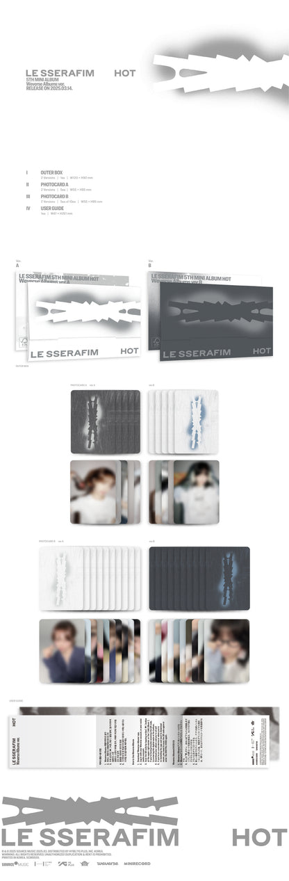 LE SSERAFIM - [HOT] (Weverse Albums ver.)