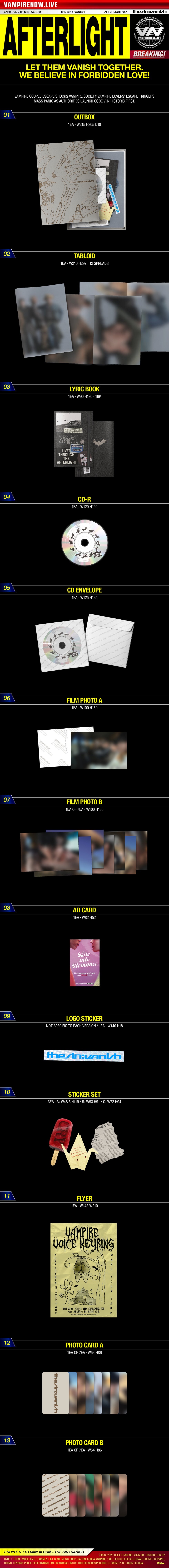 [PRE-ORDER] ENHYPEN [THE SIN : VANISH]