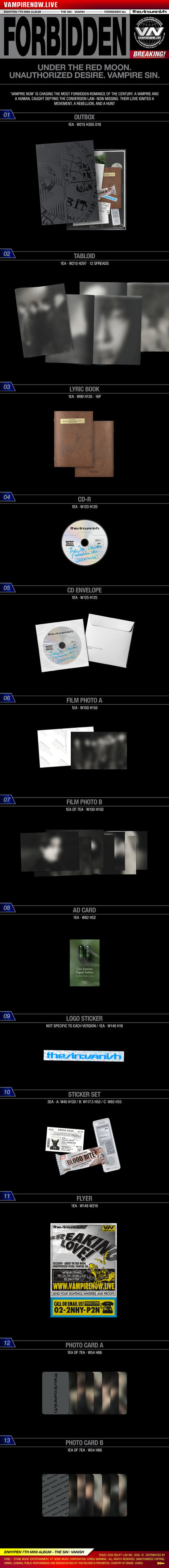 [PRE-ORDER] ENHYPEN [THE SIN : VANISH]