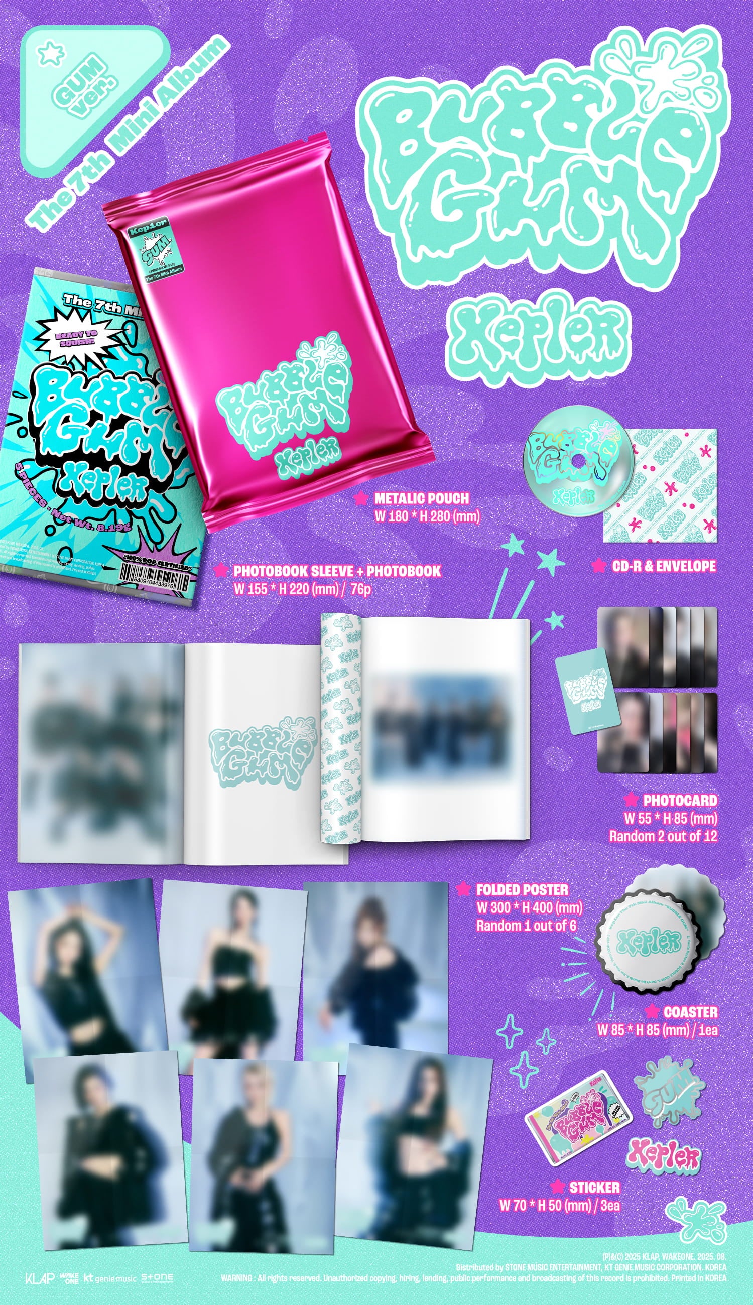 Kep1er The 7th Mini Album [BUBBLE GUM]