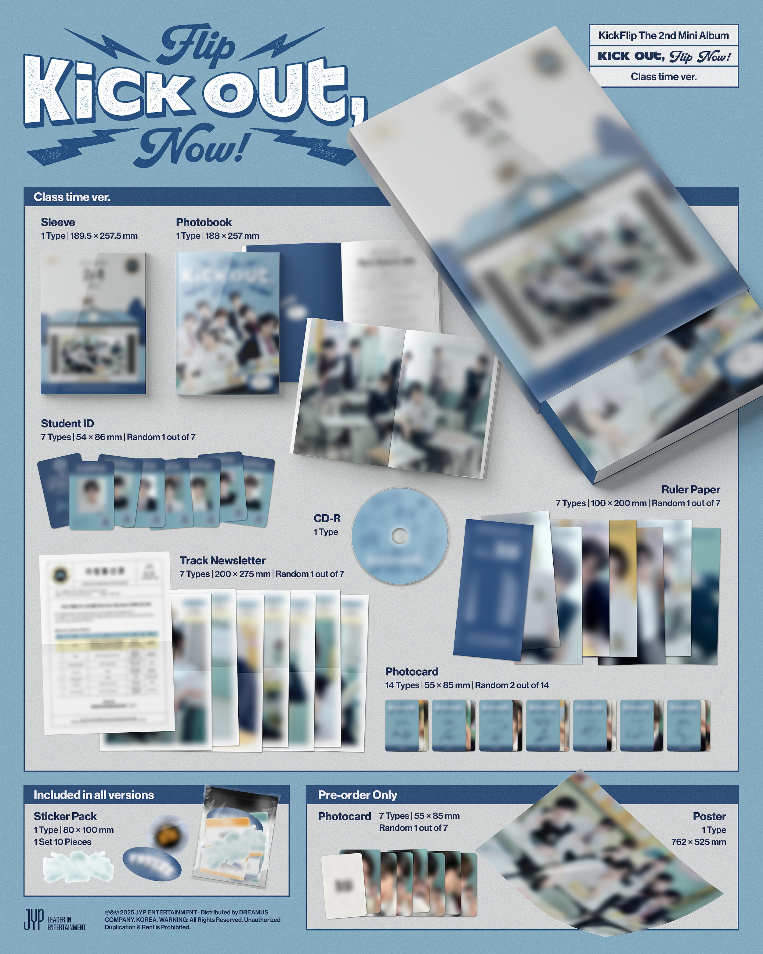 Kick Flip 2nd Mini Album [Kick Out, Flip Now!] (Standard)