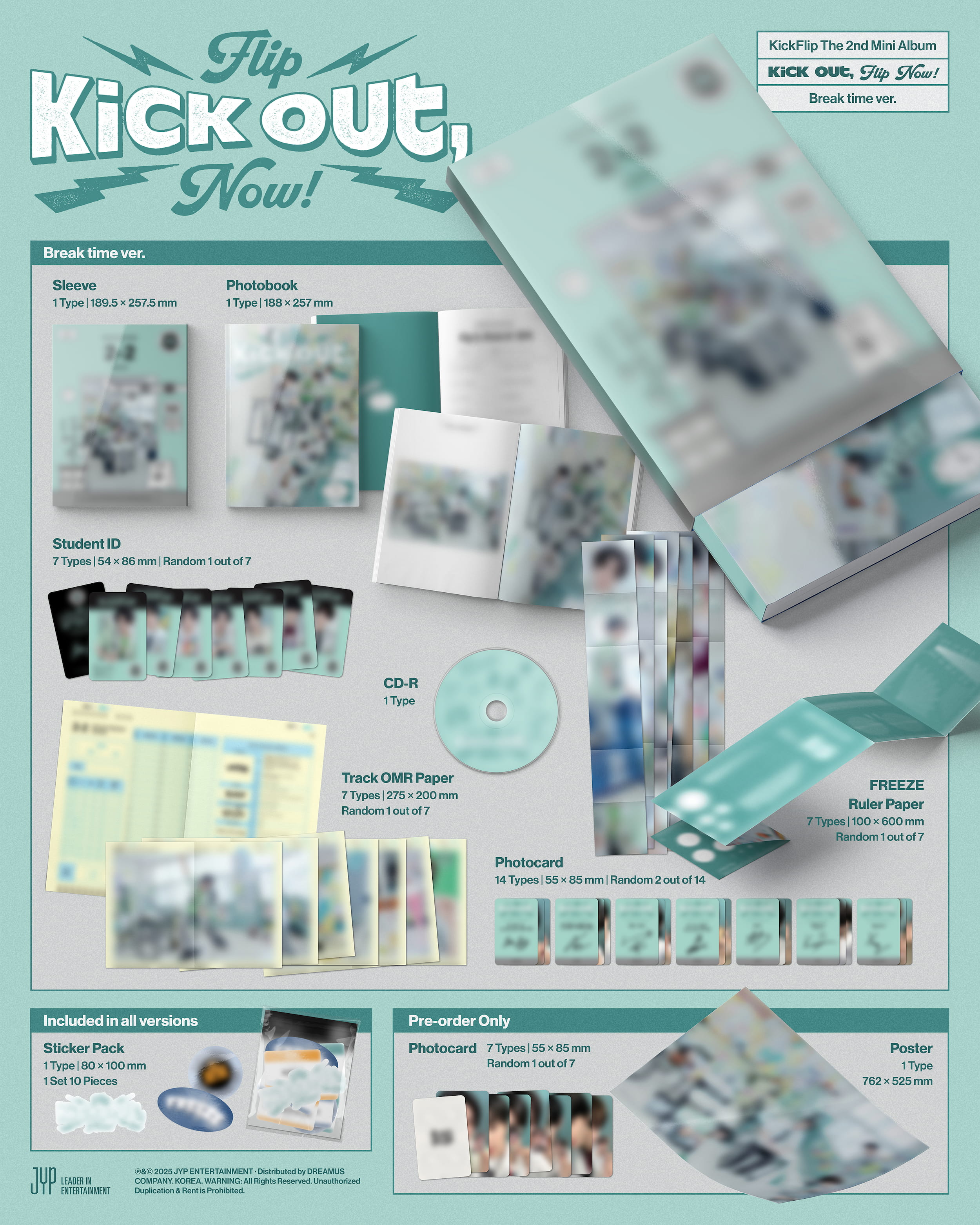 Kick Flip 2nd Mini Album [Kick Out, Flip Now!] (Standard)