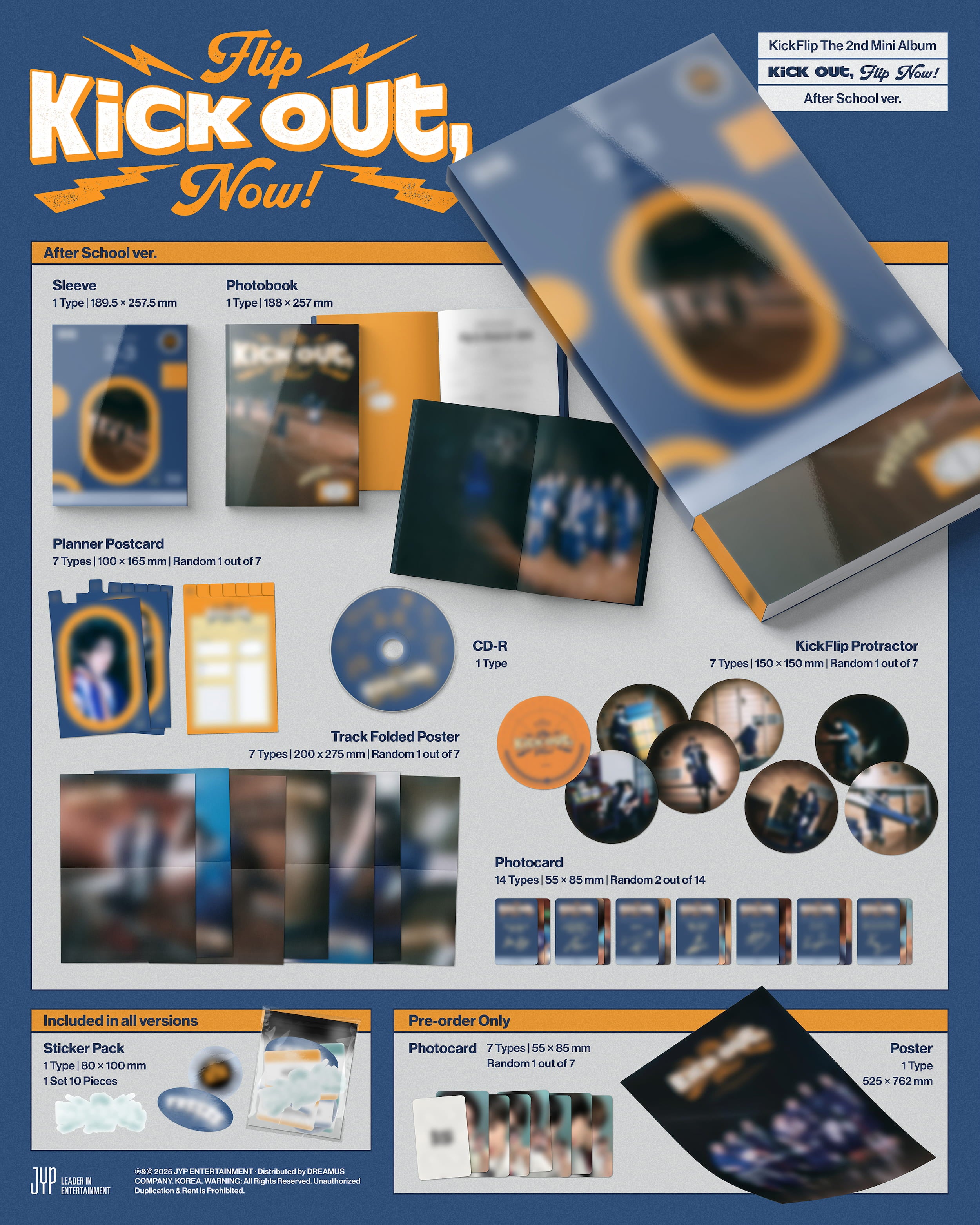 Kick Flip 2nd Mini Album [Kick Out, Flip Now!] (Standard)
