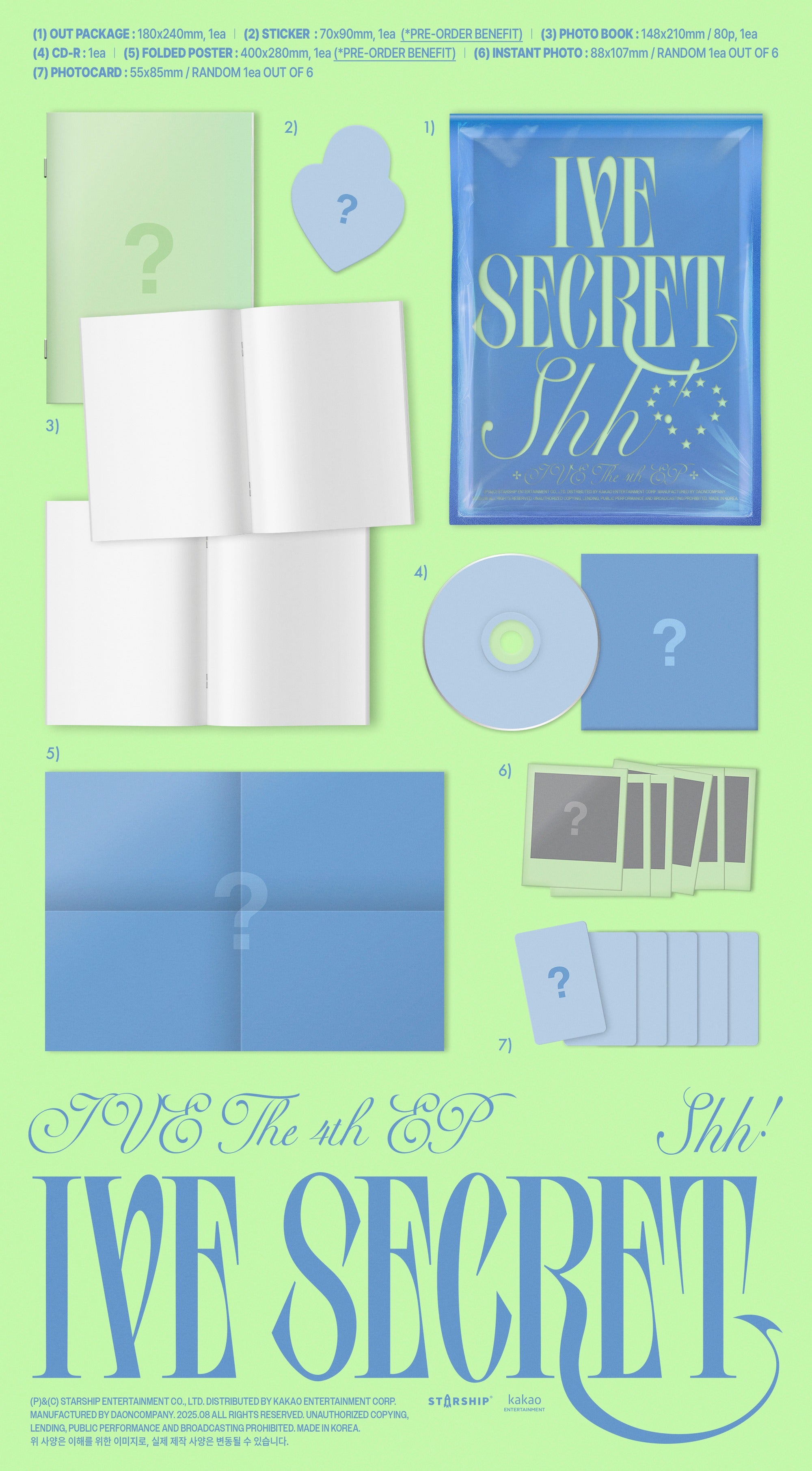 [Pre-Order] IVE THE 4th EP [IVE SECRET]