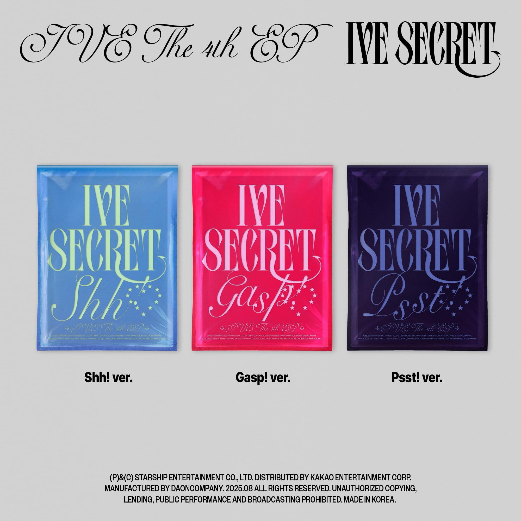 [Pre-Order] IVE THE 4th EP [IVE SECRET]