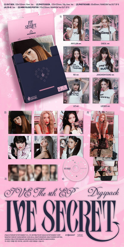 IVE THE 4th EP [IVE SECRET] (Digipack Ver.)