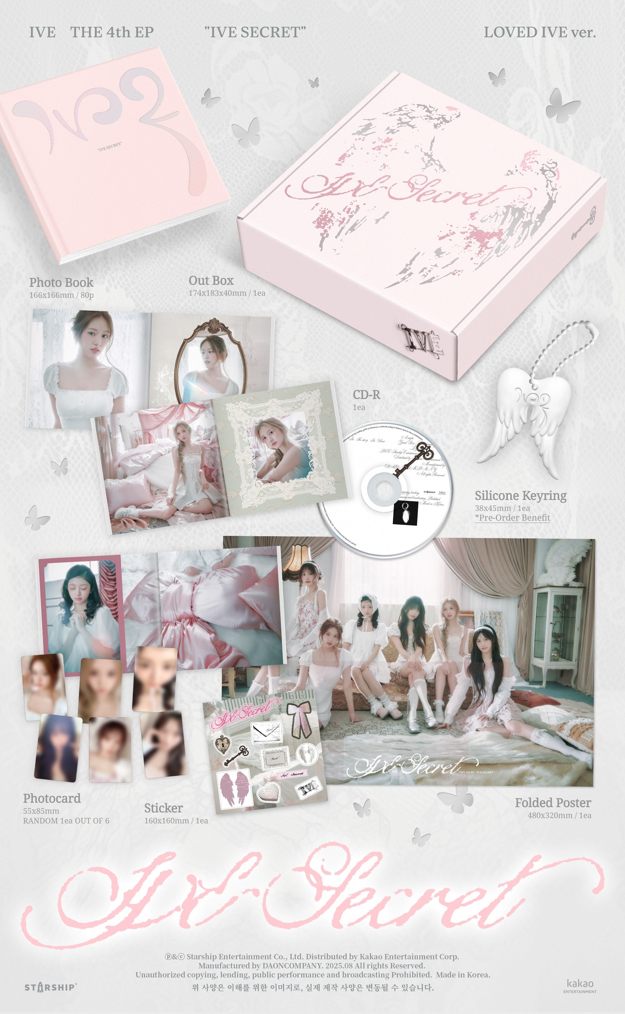 IVE THE 4th EP [IVE SECRET] (LOVED IVE ver.) (Limited Edition)