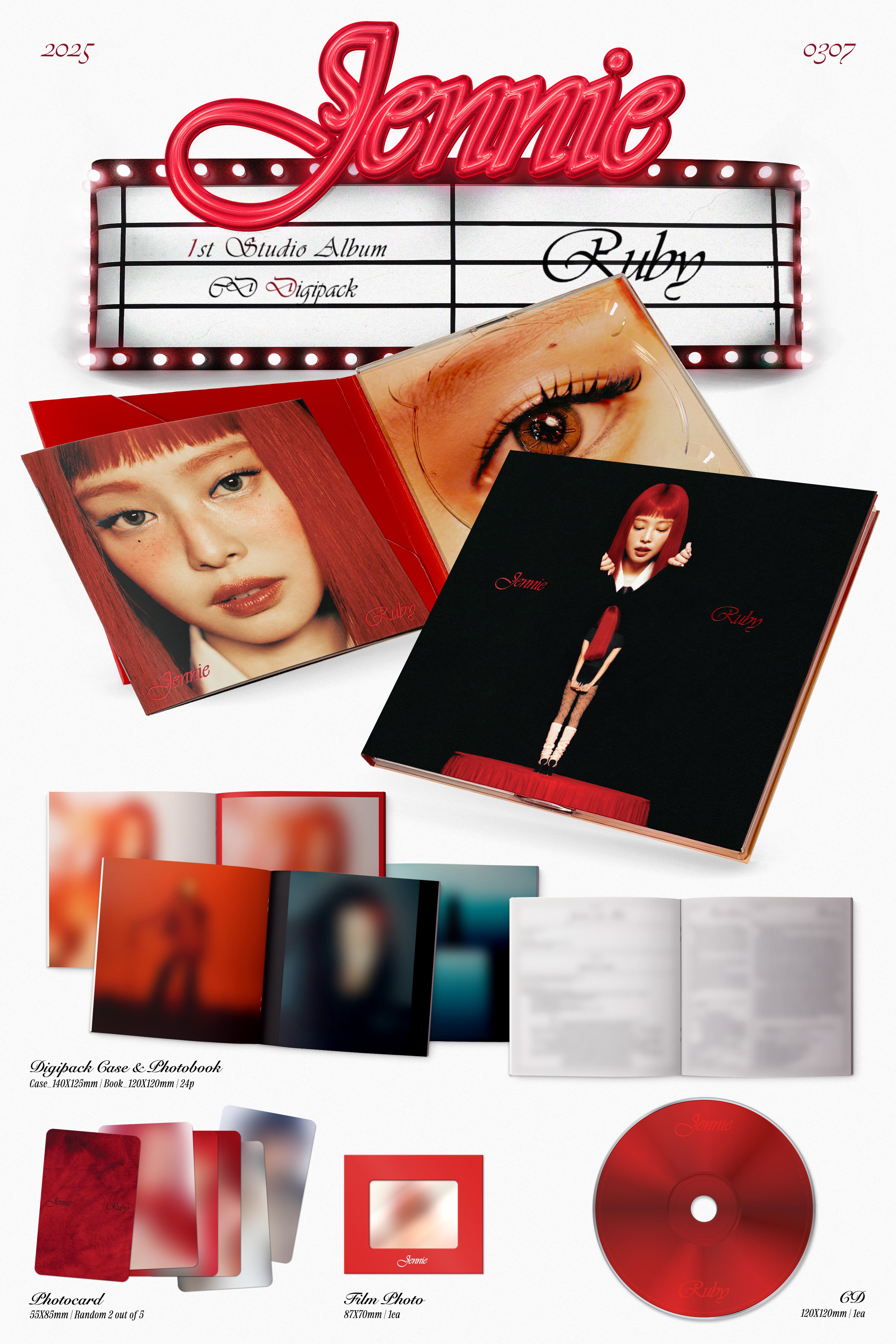 JENNIE - [RUBY] DIGIPACK Version