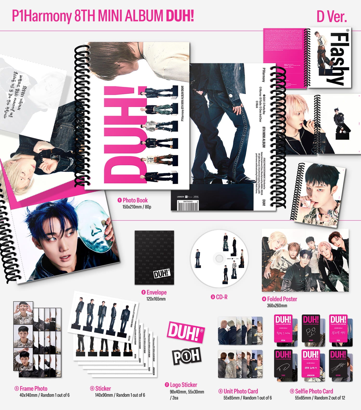 P1Harmony 8th Mini Album [DUH!]
