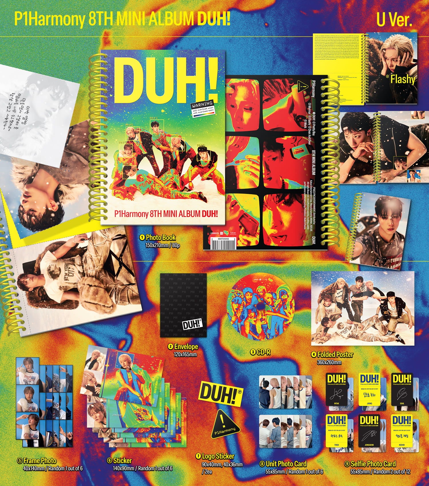 P1Harmony 8th Mini Album [DUH!]
