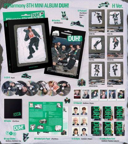 P1Harmony 8th Mini Album [DUH!] (H Ver.)