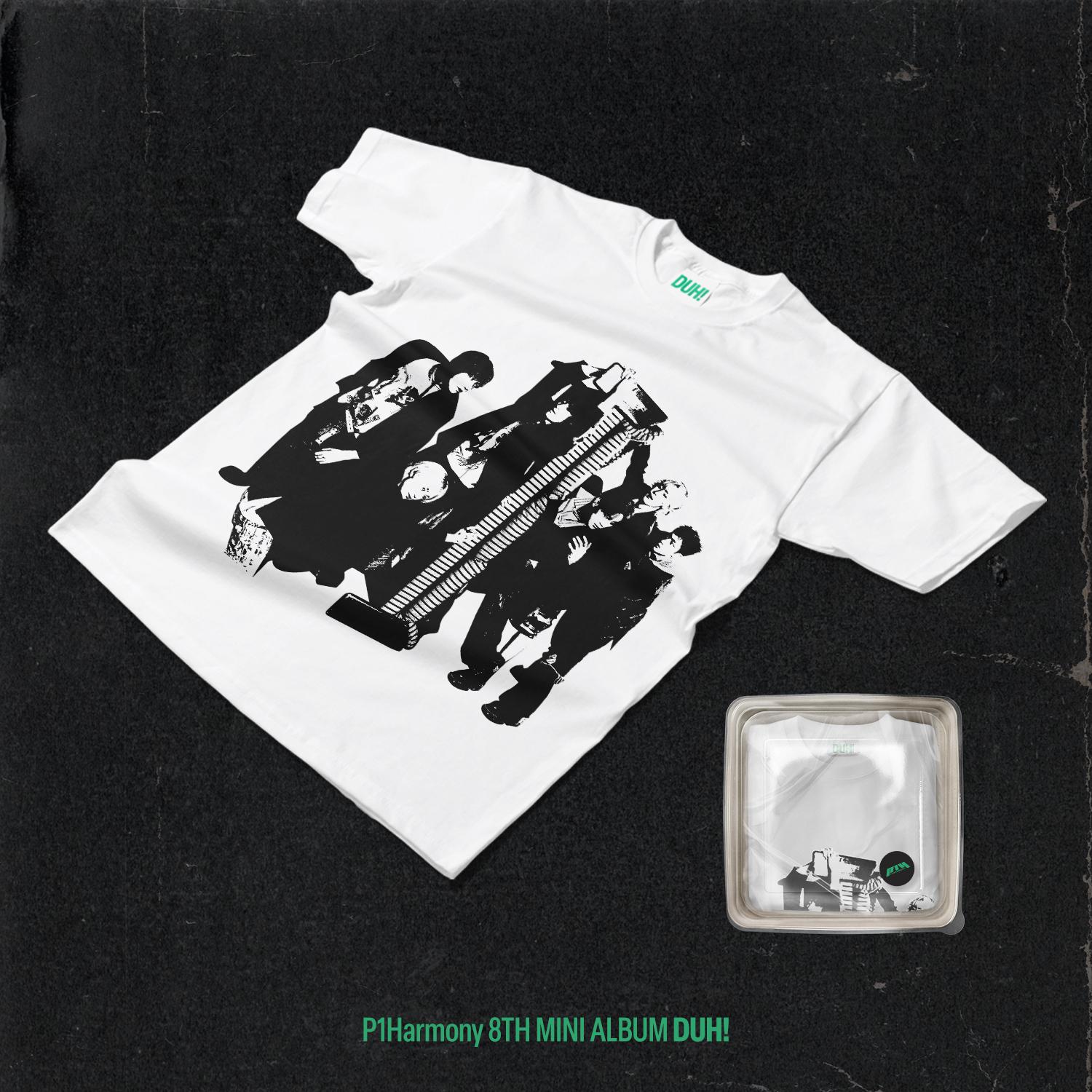 P1Harmony 8th Mini Album [DUH!] (Plain White T Ver.)