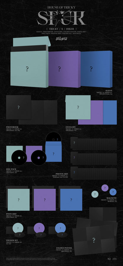 xikers 5TH MINI ALBUM [HOUSE OF TRICKY : SPUR]