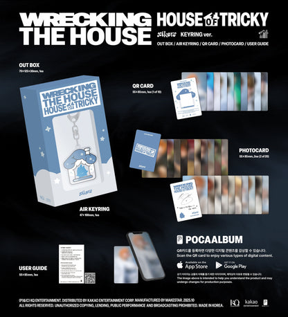 xikers 6TH MINI ALBUM [HOUSE OF TRICKY : WRECKING THE HOUSE] (KEYRING ver.) (POCAALBUM)