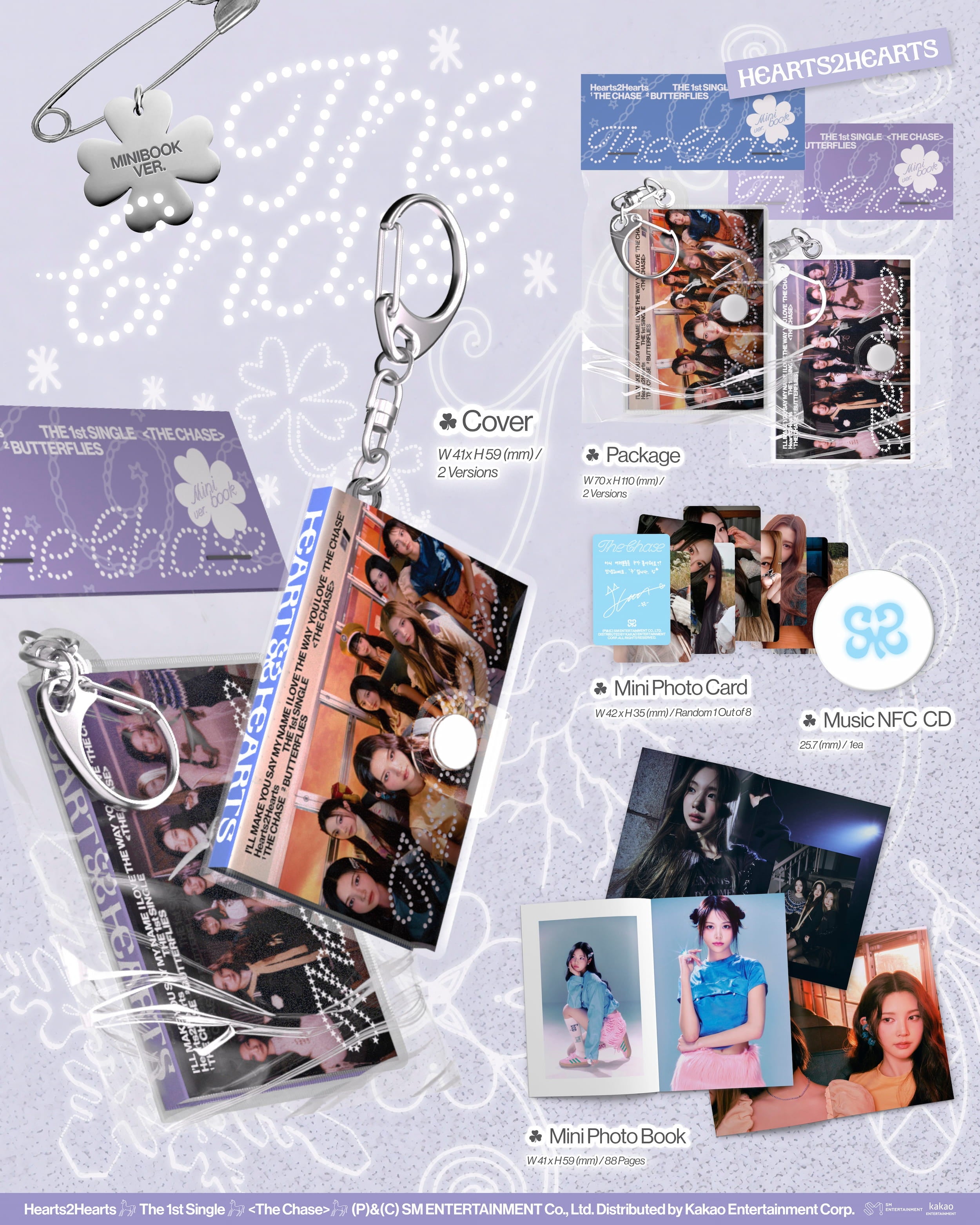 HEARTS2HEARTS 1ST SINGLE ALBUM THE CHASE (MINI BOOK VER.)