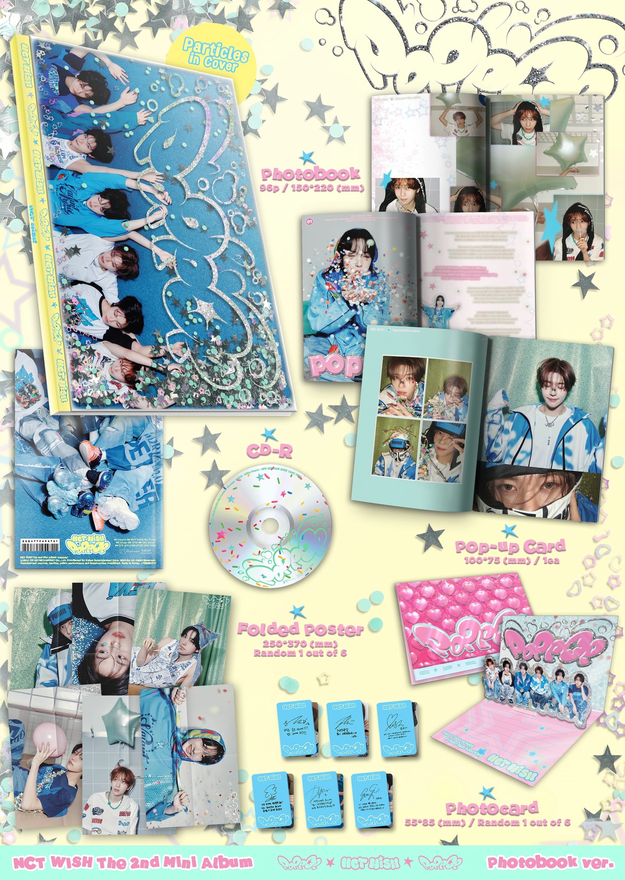 NCT WISH 2nd Mini Album [poppop] (Photobook Ver.)