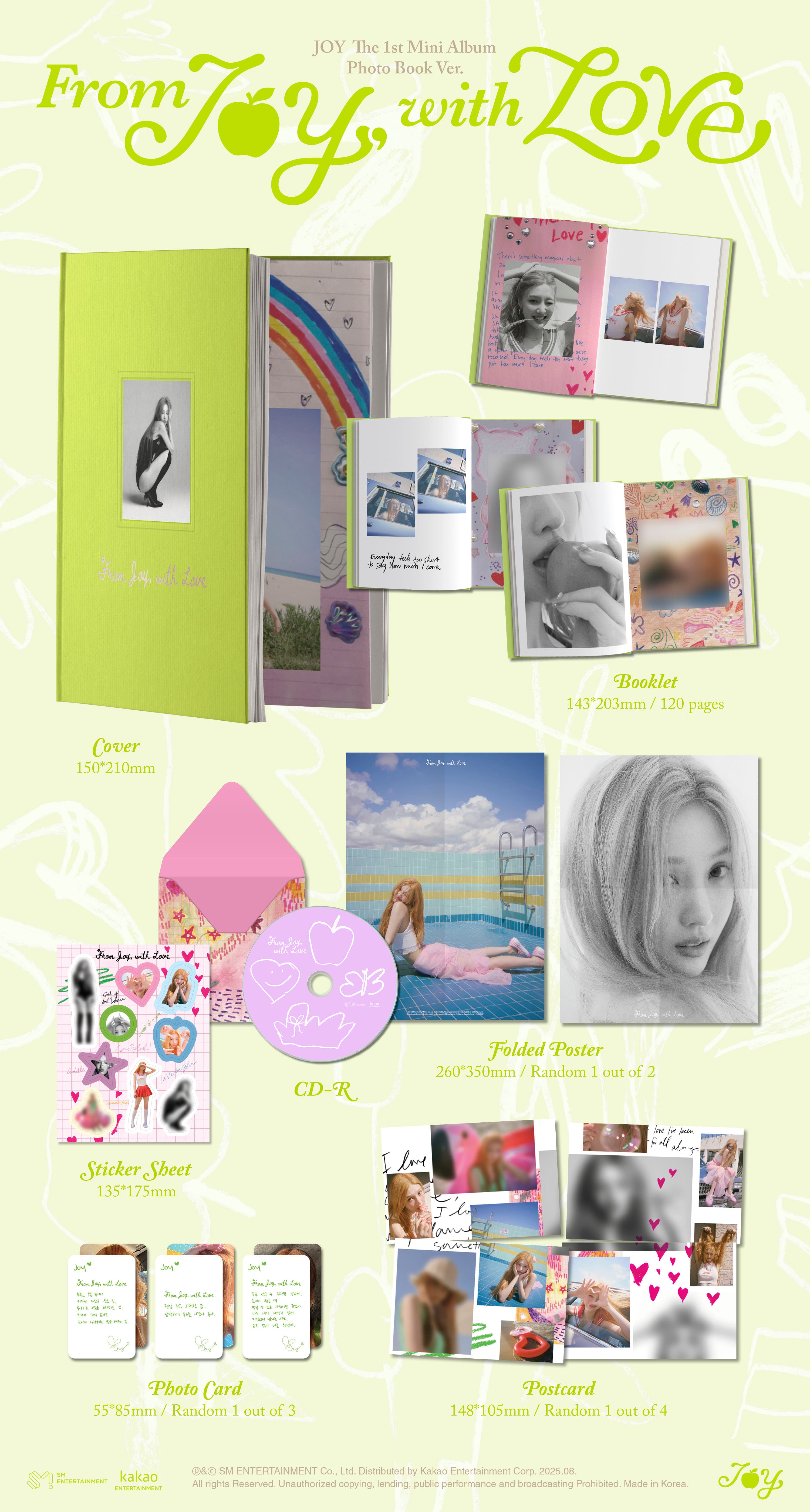 JOY 1st Mini Album [From JOY, with Love] (Photo Book Ver.)