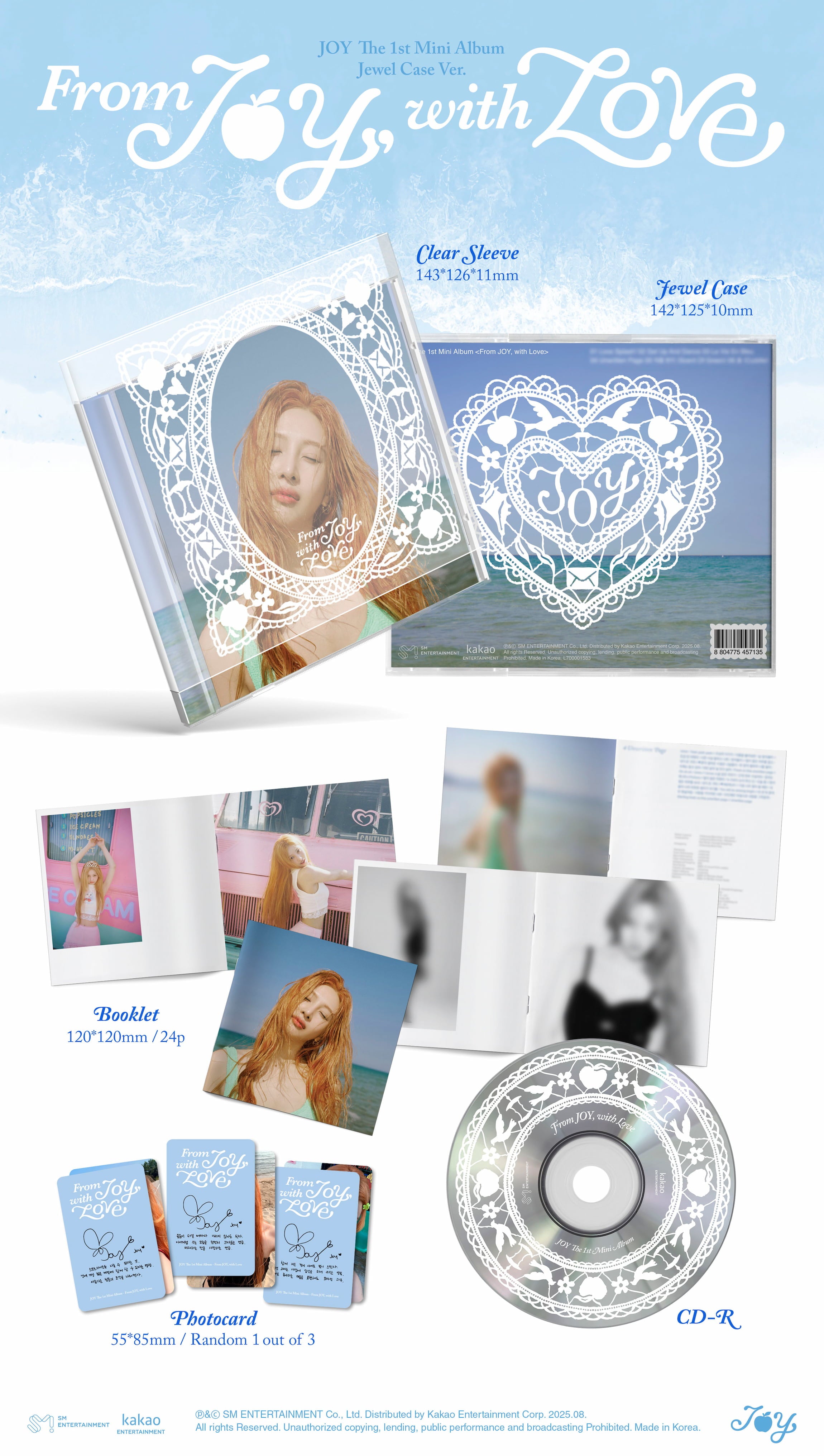 JOY 1st Mini Album [From JOY, with Love] (Jewel Case Ver.)