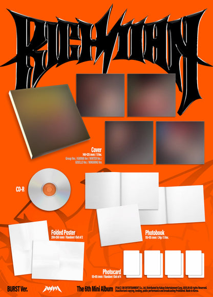 [Pre-Order] aespa 6th Mini Album [Rich Man] (BURST Ver.)