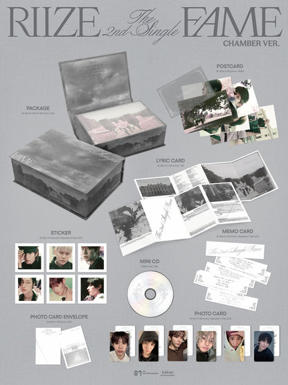 RIIZE 2nd Single Album [Fame] (Chamber Ver.)