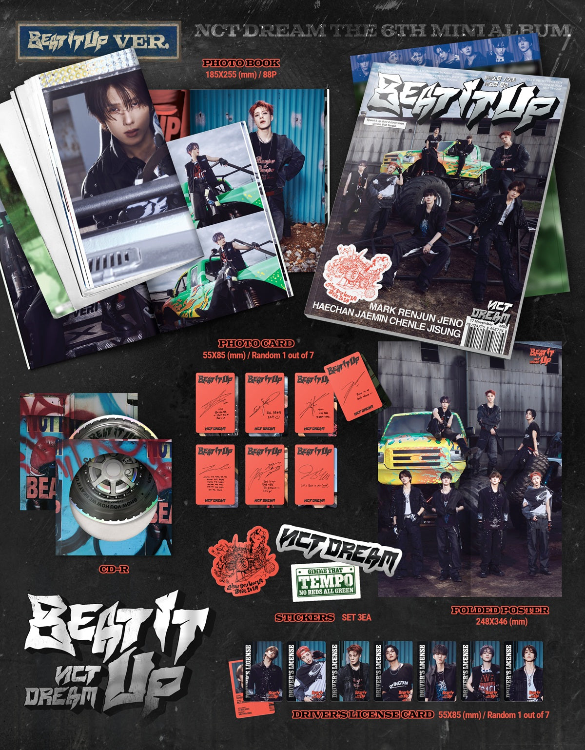 NCT DREAM 6th Mini Album [Beat It Up] (Beat It Up Ver.)