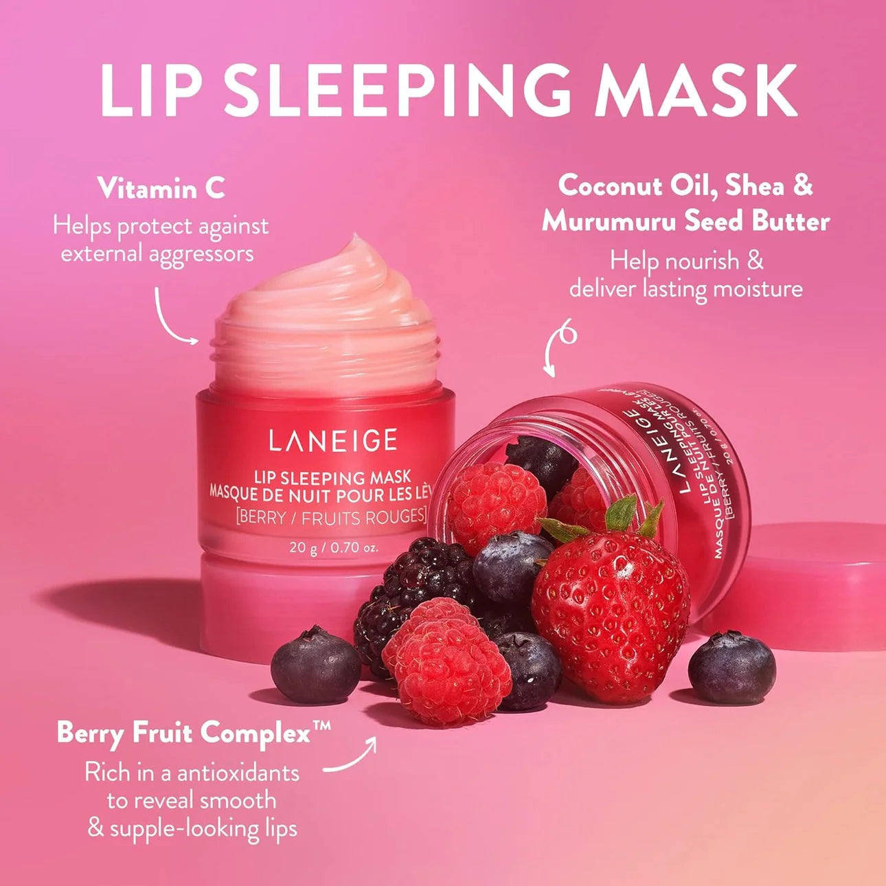 [LANEIGE] LIP SLEEPING MASK EX [BERRY]