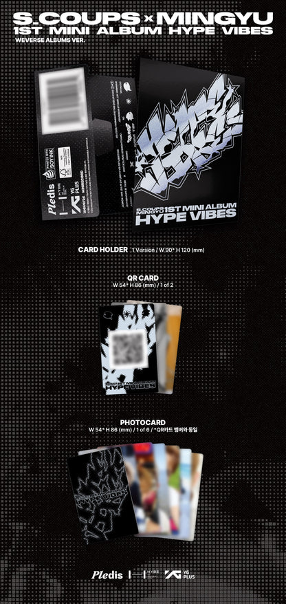 [Pre-Order] S.COUPS X MINGYU 1st Mini Album ‘HYPE VIBES’ Weverse Albums ver.