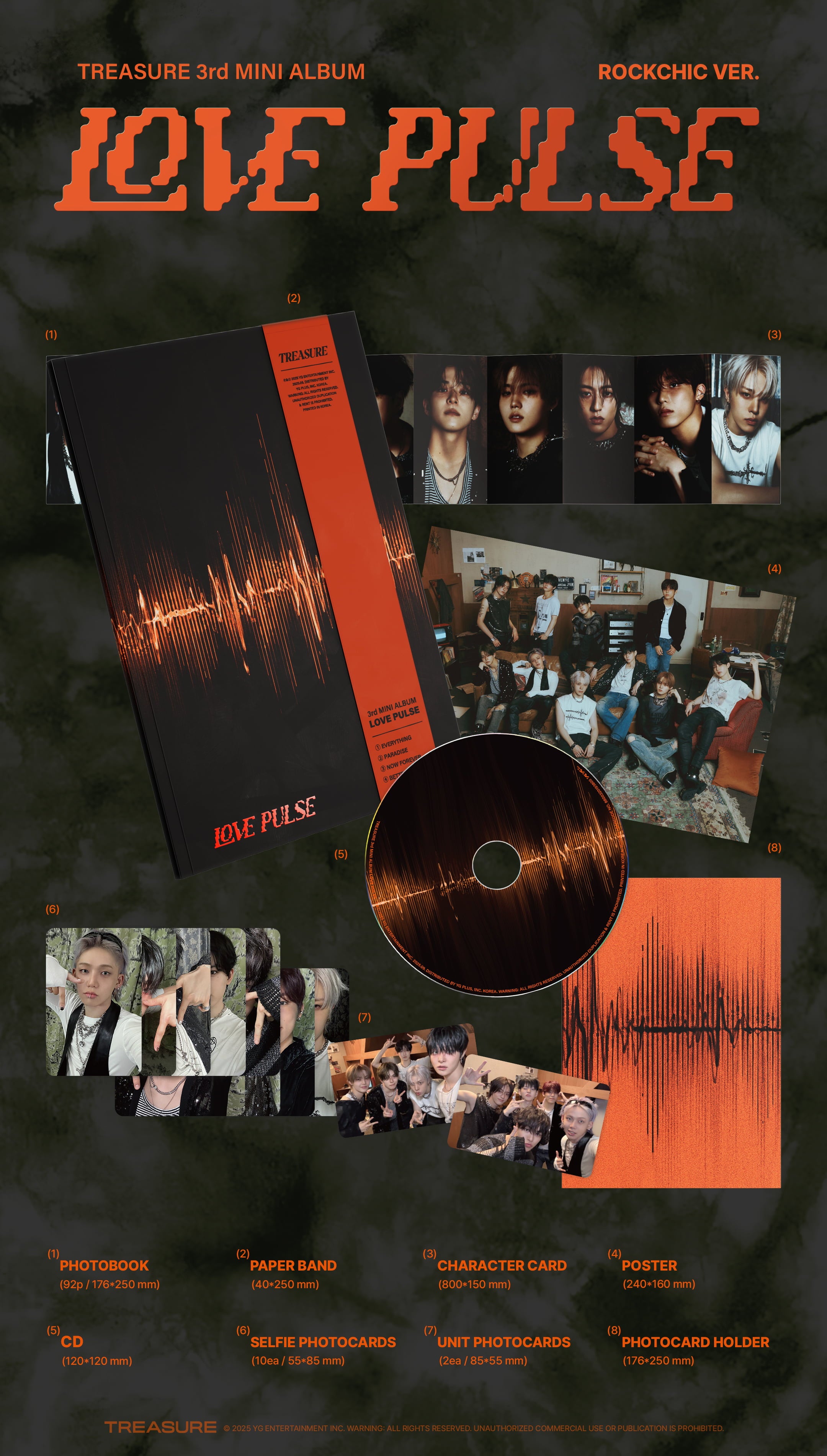 [Pre-Order] TREASURE 3rd MINI ALBUM [LOVE PULSE]