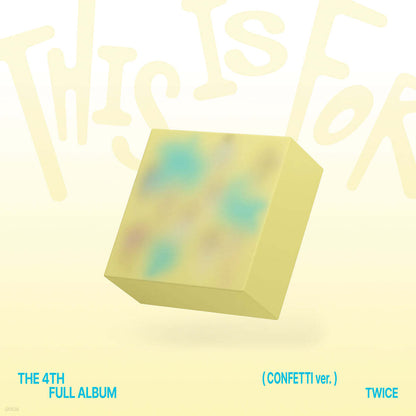 TWICE 4th Full Album [THIS IS FOR] (CONFETTI ver.)