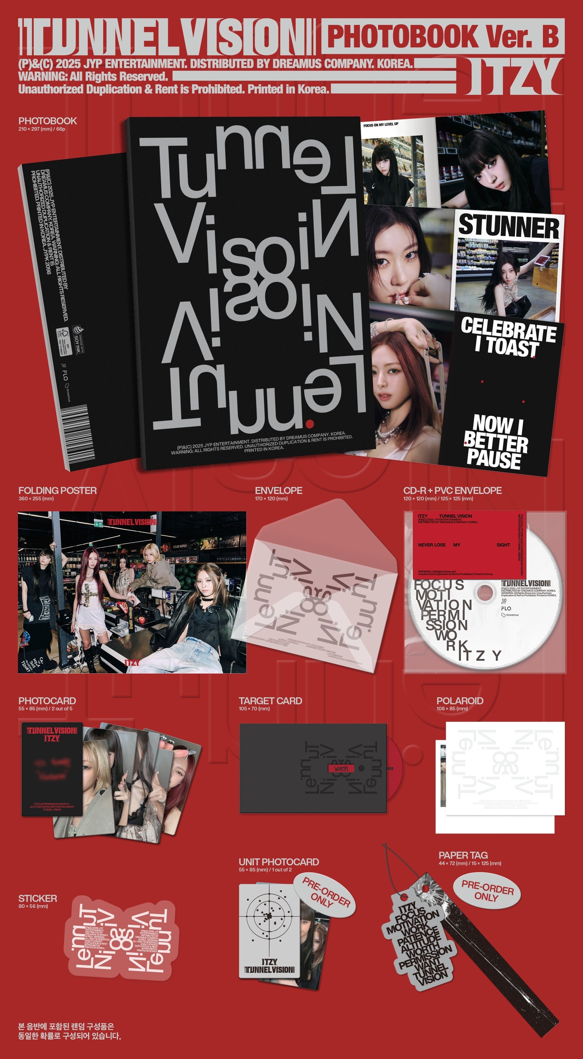 [PRE-ORDER] ITZY [TUNNEL VISION] (Photobook Ver.)