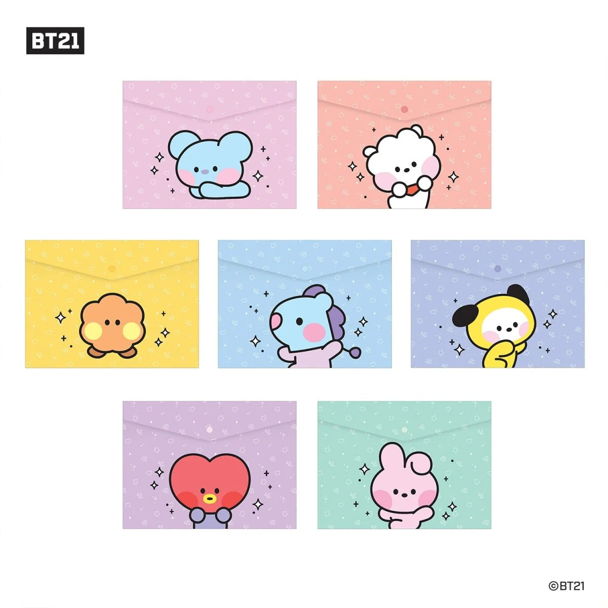 BT21 minini PP File Pocket