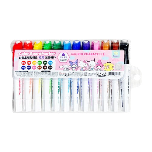 Sanrio Characters 12Color BoardMarker