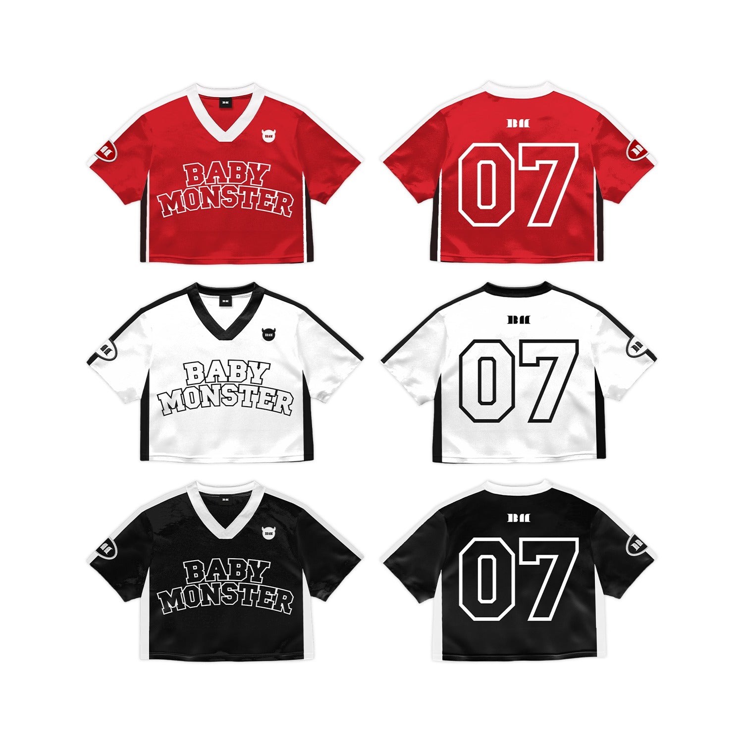 [BABYMONSTER] BABYMONSTER CROP JERSEY