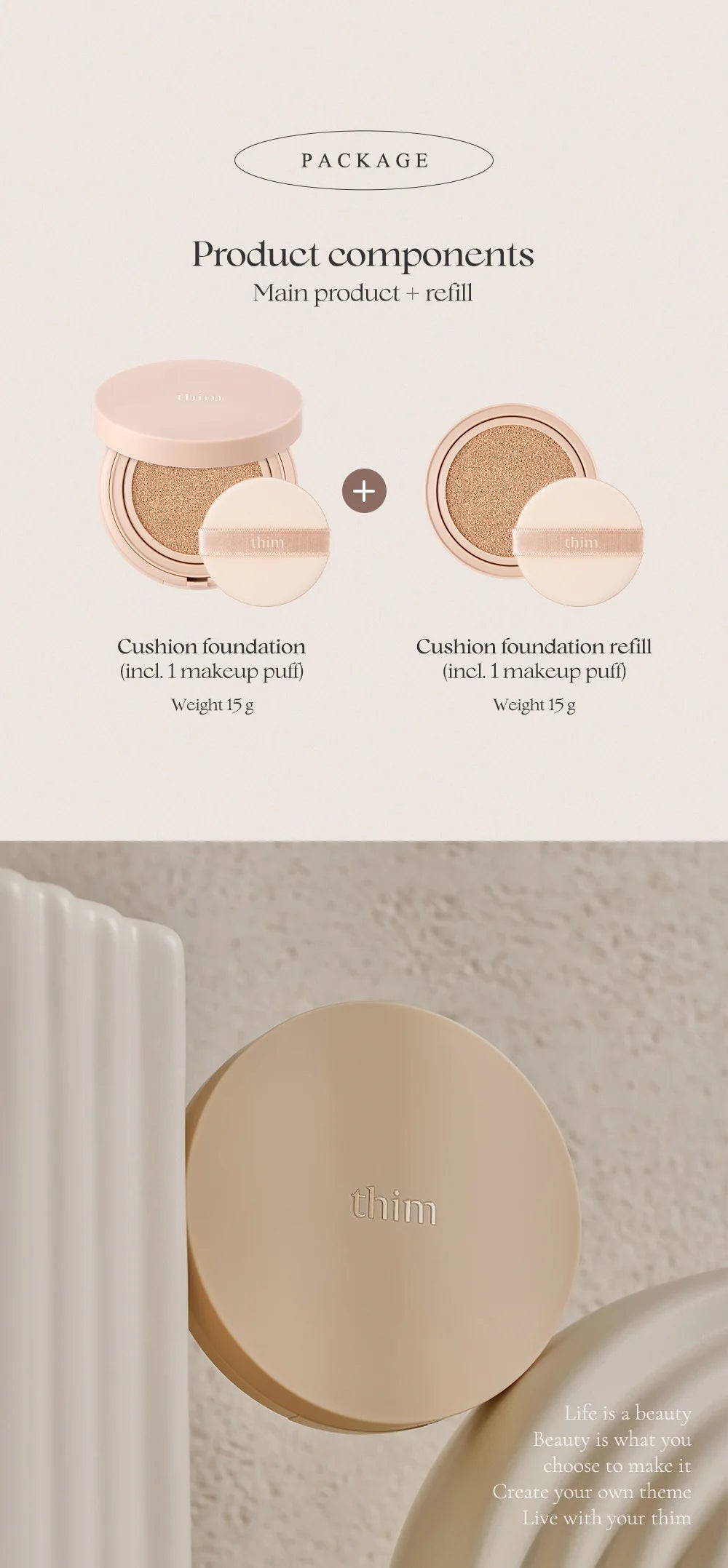 thim Luminous Skin Cushion 15g x 2ea