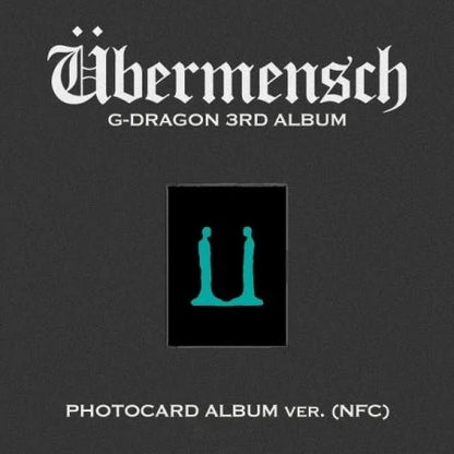 G-DRAGON [UBERMENSCH] PHOTOCARD ALBUM VER.  (NFC)