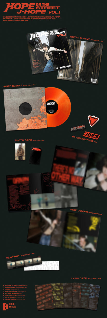 J-HOPE - [HOPE ON THE STREET VOL.1] LP