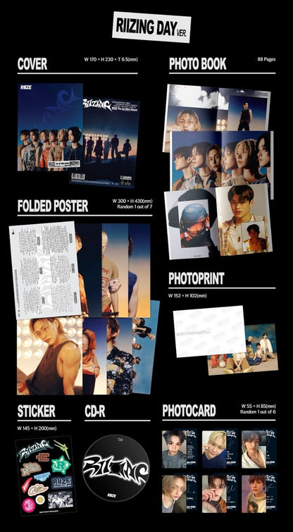 RIIZE - 1st Mini Album [RIIZING] (Photobook ver.)