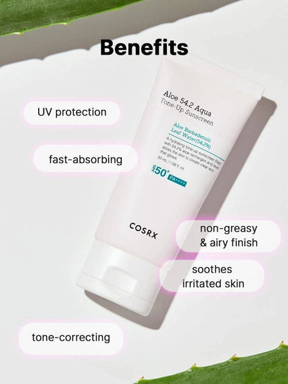 COSRX Aloe 54.2 Aqua Tone-Up Sunscreen