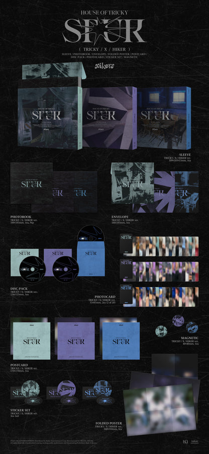 xikers 5TH MINI ALBUM [HOUSE OF TRICKY : SPUR]