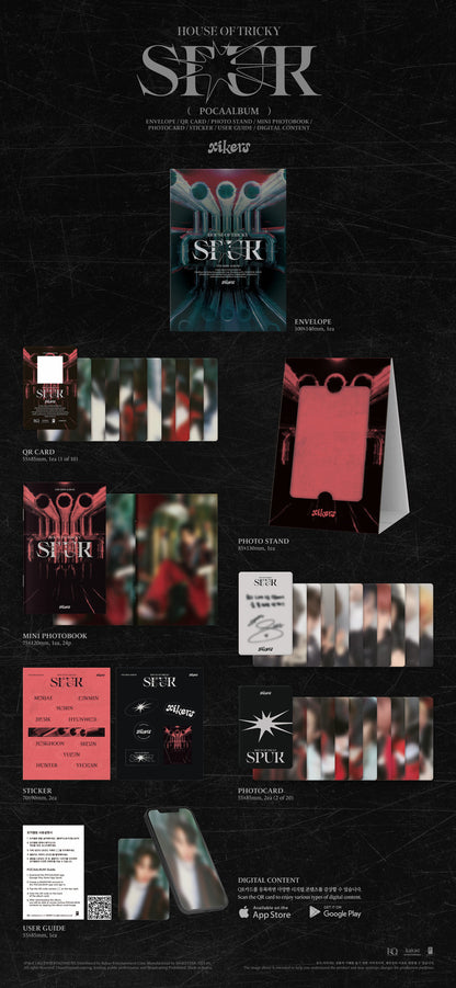 xikers 5TH MINI ALBUM [HOUSE OF TRICKY : SPUR] (POCAALBUM)