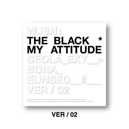 WJSN - THE BLACK MY ATTITUDE Single Album