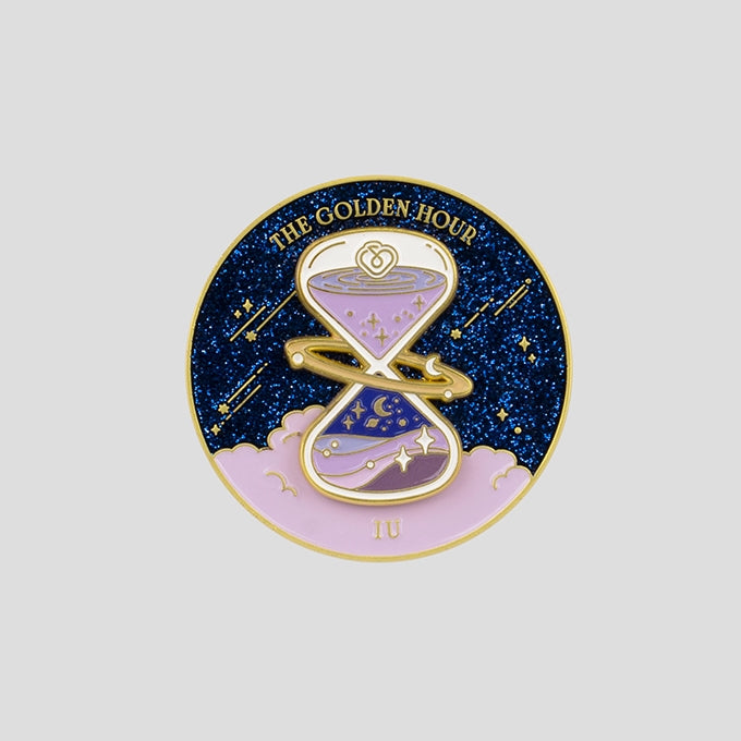 [2022 THE GOLDEN HOUR] IU OFFICIAL METAL SPINNING BADGE